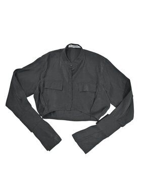 Onarin Mr. Mandarin Shirt in Black